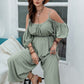 Spaghetti Strap Wide Leg Jumpsuit