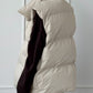 Zip Up Turtleneck Vest Coat