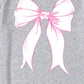 Bow Graphic Round Neck Short Sleeve T-Shirt