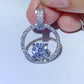 1 Carat Moissanite 925 Sterling Silver Necklace
