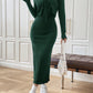 Cami Dress and Tied Long Sleeve Cardigan Set