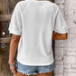Round Neck Short Sleeve Top