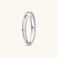925 Sterling Silver Inlaid Moissanite Ring
