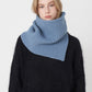 Slit Pullover Knit Scarf