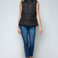 Snobbish Snap and Zip Closure Hooded Vest