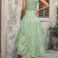 FULL SIZE Smocked Scoop Neck Sleeveless Tank Dress
