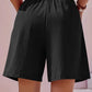 Full Size Pocketed Elastic Waist Shorts