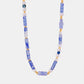 Freshwater Pearl Titanium Steel Geometric Bead Necklace