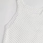 Tassel Hem Hollow Out Sleeveless Cover Up