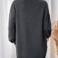 Perfee Pocketed Round Neck Long Sleeve Sweatshirt