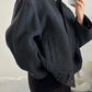 Full Size Snap Down Drop Shoulder Jacket