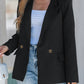 Perfee Lapel Collar Long Sleeve Blazer