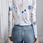 Printed Zip Up Long Sleeve Jacket