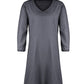 Full Size V-Neck Half Sleeve Mini Dress