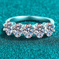 2.5 Carat Moissanite 925 Sterling Silver Ring