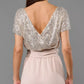 Full Size Sequin Round Neck Short Sleeve Wide Leg Jumpsuit
