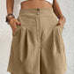 High Waist Shorts with Pockets