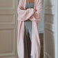 Fuzzy Open Front Solid Color Cardigan
