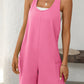 Mandy Pocketed Racerback Wide Strap Romper