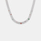 Titanium Steel Zircon Necklace