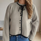 Button Down Long Sleeve Cardigan