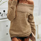 Devine Off-Shoulder Long Sleeve Sweater
