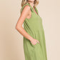 Culture Code Full Size Shoulder Knot Baggy Romper