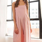 ADORA Square Neck Wide Leg Overalls with Pockets