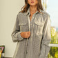 BiBi Button Up Corduroy Shacket - Brand BiBi
