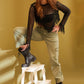 Annie Wear Straight Leg Jeans with Cargo Pockets