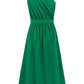 Full Size Single Shoulder Midi Dress