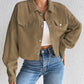 Honey Snap Down Long Sleeve Jacket