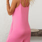 Mandy Scoop Neck Spaghetti Strap Romper with Pockets