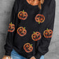 Pumpkin Dropped Shoulder Sweatshirt