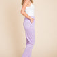 Culture Code Full Size Pin Tuck Detail Slim Pants