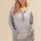 BiBi Striped Thumbhole Long Sleeve Top - Brand BiBi