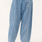 And The Why Elastic Back Pleated Baggy Jeans