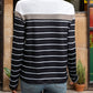 Striped Round Neck Long Sleeve T-Shirt