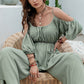 Spaghetti Strap Wide Leg Jumpsuit