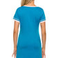 Contrast Trim Short Sleeve Lounge Dress