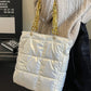 Bubble Texture Chain Handbag