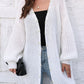 Open Front Long Sleeve Cardigan