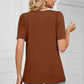 Square Neck Puff Sleeve T-Shirt