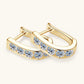 1 Carat Moissanite 925 Sterling Silver Earrings