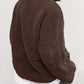 Zip Up Turtleneck Long Sleeve Plush Jacket