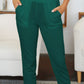 Pocketed High Waist Skinny Pants