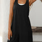 Mandy Pocketed Racerback Wide Strap Romper