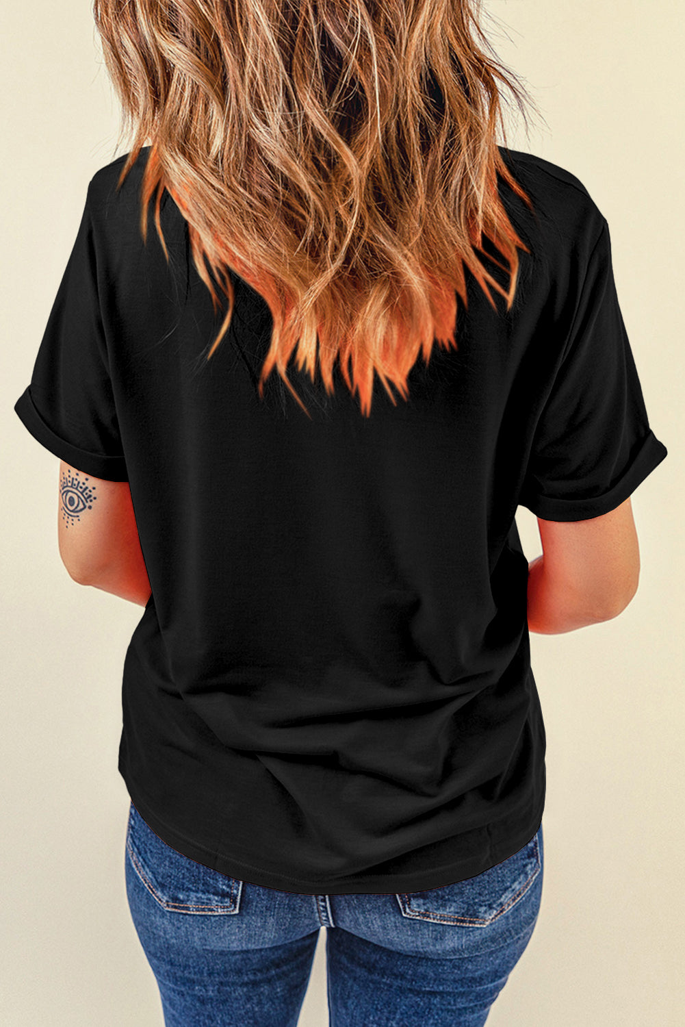 Full Size RAISED ON COUNTRY Round Neck T-Shirt