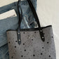 Bow Trim Polyester Tote Bag