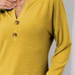 FAM-FAM Notched Long Sleeve T-Shirt